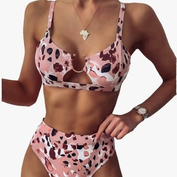 SNAKESKIN BRAZILIAN TWO PIECE BIKINI - Picture 2 of 9